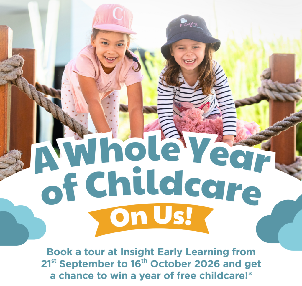 Get a chance to win a year of free childcare by touring the Insight Early Learning Chadstone centre from 21st September to 16th October.